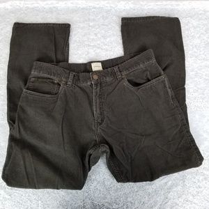 G.H. Bass & Co 34X30 Men's Dark Brown Corduroy